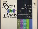 Orig RICCI PLAYS BACH Sonatas and Partitas for Unaccompanied Violin LP Stereo EX