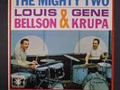 LOUIS BELLSON & GENE KRUPA: The Mighty Two LP (Mono, sl cw, w/ promo insert)