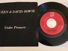QUEEN & David Bowie 45rpm with Picture sleeve / Under Pressure