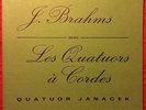 ERATO STU 70425-6 / BRAHMS / QUATUOR JANACEK