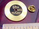 ELVIS PRESLEY LICENSED EPE LOVE ME TENDER GOLD RECORD LAPEL PIN