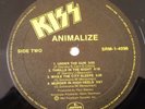 KISS - ANIMALIZE LP, CANADA, unique label, OIS, EX/VG+ Vinyl, Canadian pressing