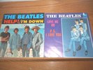 THE BEATLES 2 PICTURE SLEEVES TOLLIE LOVE ME DO P.S. I LOVE YOU HELP I'M DOWN