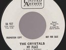 60s GIRL GROUP NORTHERN SOUL CRYSTALS MY PLACE + TIE A GOOD GIRL DOWN UA DJ ORIG