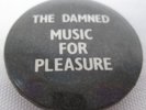The Damned Vintage 1970s 25mm Stiff Badge Pin Button New Wave Punk