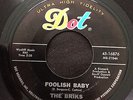 THE BRIKS Foolish Baby DOT Texas Rare Garage LISTEN