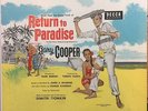RETURN TO PARADISE 1953 soundtrack DECCA US 10” LP Dimitri Tiomkin Gary Cooper