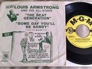 Louis Armstrong - The Beat Generation 45 w/sleeve (MGM) Mamie Van Doren VG+