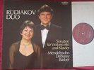 MENDELSSOHN / DEBUSSY / BARBER - Cello Sonatas RUDIAKOV DUO DMM LP NM
