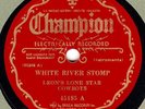 78rpm – Leon's Lone Star Cowboys – White River Stomp – Champion 45185 – E+