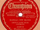 78rpm – Leon's Lone Star Cowboys – Bugle Call Rag – Champion 45169 – E+