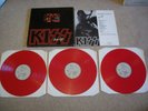 rare x3 box set LP by KISS - face lift.....RED VINYLS.