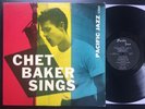 CHET BAKER SINGS 1st PACIFIC JAZZ 1222 LP DG Mono Russ Freeman Hard Gloss Cover