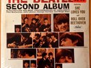 THE BEATLES SECOND ALBUM CAPITOL T 2080 MONO 1ST PRESSING SHRINK SUPER GLOSSY EX