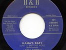 HEAR - Rare Soul 45 - Attractions - Mama's Baby - B&B Records # 101