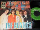 THE BEATLES All You Need is Love / German Medal Backcover SP 1967 ODEON O 23560