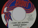 Northern Soul 45 - Donald Height - I Can't Get Enough - Shout - VG+ mp3