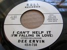 DEE ERVIN FANTASTIC OBSCURE DOO WOP SOUL BALLAD HULL LBL I CAN'T HELP IT/RUBIN