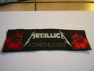 METALLICA – very rare old original 80s JUMP IN THE FIRE, STRIPE Patch