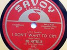 BIG MAYBELLE 78 I don't want to cry /  All of me SAVOY VG++ R&B vs135