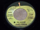 1974 BEATLES JOHN LENNON #9 Dream PROMO BLACK STAR APPLE 45 RECORD-P-1878 *NICE*