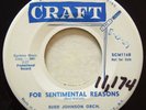 CRAFT 116 Budd Johnson & Voices 5 orig R&B/DooWop 45 Mint Minus For Sentimental