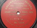 GOUNOD - Faust - 78 rpm 1-Sided COLUMBIA DISC RECORD No. 1224 - RARE