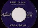 WANDA JACKSON: Funnel of Love / Right Or Wrong R&B SOUL 45 VG+ HEAR