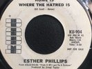 Esther Phillips - Home Is Where The Hatred Is - Kudu Funk 45 Van Gelded Promo