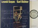LEONID KOGAN KARL RICHTER BACH VIOLIN SONATAS EURODISC ED.1 2LP BOX STEREO NM