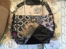 Coach Patchwork Bag with Leopard Print  New with Tags