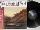 LOUIS ARMSTRONG WHAT A WONDERFUL WORLD MCA VIM-28601 Japan OBI LP