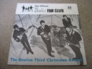 THE BEATLES The Beatles Third Christmas Record 1965FLEXI DISC near mint