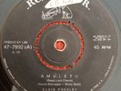 ELVIS PRESLEY CHILE RARE SINGLE AMULETO EX GEM