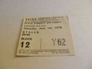 Black Sabbath Ticket Stub 1st June 1978 Hammersmith Odeon London UK - original