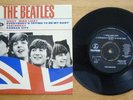 Mega rare The Beatles EP Dizzy Miss Lizzy GEOS 237 Sweden Cover: NM Vinyl: Exc