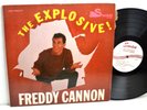 ROCK 'N ROLL LP - FREDDY CANNON - THE EXPLOSIVE SWAN 502 DG MONO Orig Rocker