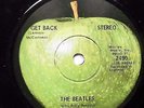 The BEATLES Odd Presings Get Back US 45 SMALL HOLE E4