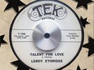 Leroy Ethridge - Talent For Love KILLER R&B POPCORN MOD SHAKER DANCER Hear