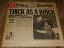 LP Jethro Tull   Thick as a brick  (Zeitungscover)   (Germany / Chrysalis)