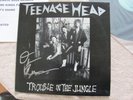 TEENAGE HEAD - TROUBLE IN THE JUNGLE LP - CANADA PUNK LP - SIGNED WITH SET LIST