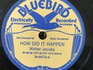 Bluebird 6673 Walter Vincson  78 rpm 1936 New Oreans w Little Bro Montgomery E