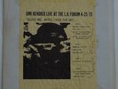 Jimi Hendrix Live At The LA Forum 4-25-70 2 LP Set Vinyl Record Ruthless Rhymes