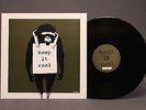 BANKSY ART COVER & VINYL KEEP IT REAL/LAUGH NOW LIMITED NO 959 GREEN EDITION