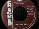 45RPM  NORTHERN SOUL THE KNIGHT BROS CHECKER 1049