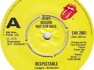 Rolling Stones Respectable - Demo - P/S 7