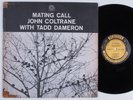 JOHN COLTRANE & TADD DAMERON Mating Call PRESTIGE LP VG+ mono w/order sheet