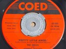 CRESTS: PRETTY LITTLE ANGEL / I THANK THE MOON - 1958 HARD TO FIND DOO-WOP 45rpm