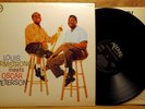 JAPAN IMPORT JAZZ LP: LOUIS ARMSTRONG LOUIS MEETS OSCAR PETERSON UMV 2656 RE '81