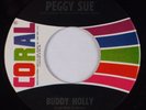 BUDDY HOLLY: Peggy Sue / Everday SUPERB NM- EARLY Coral Rockabilly 45